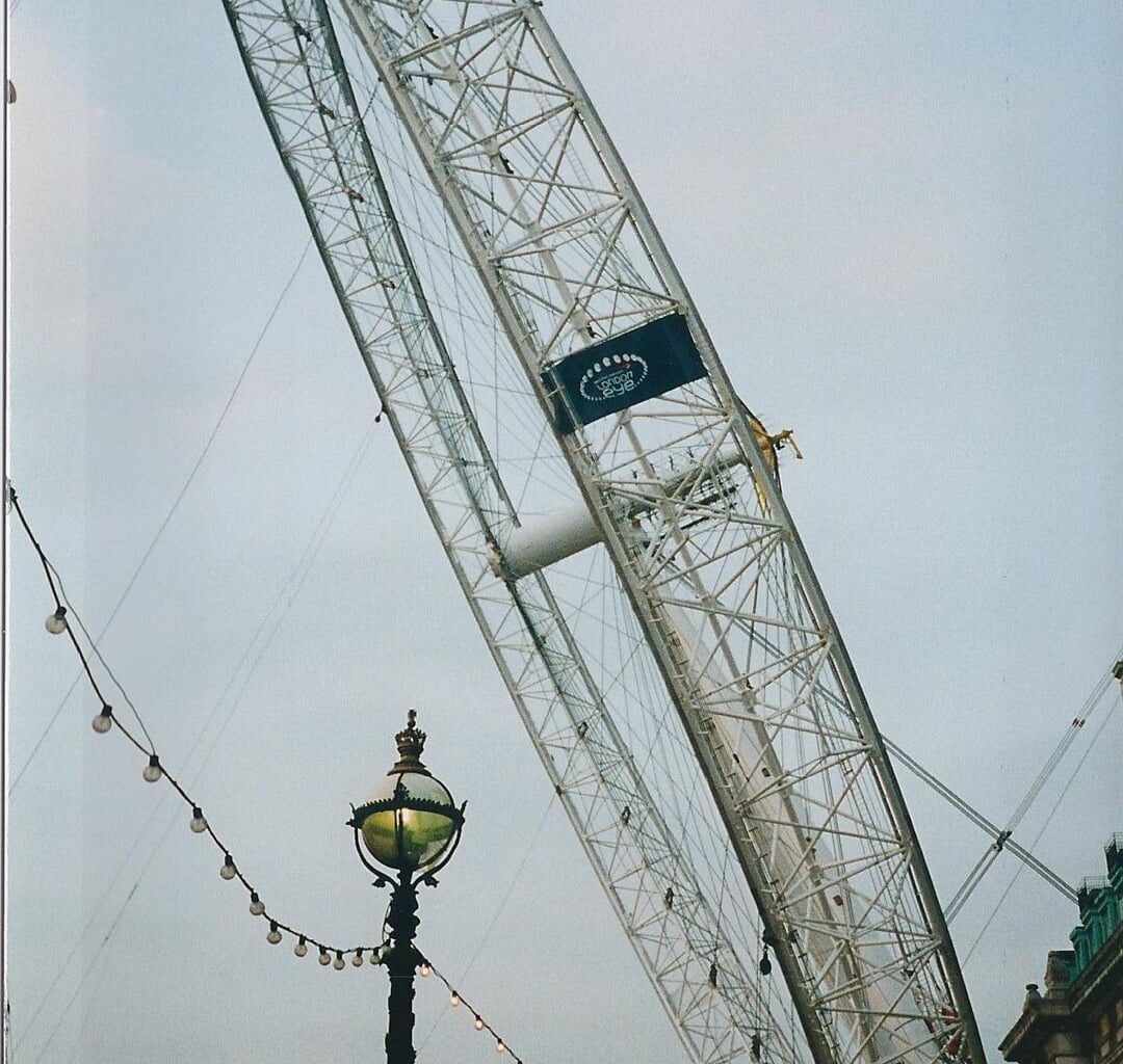 London Eye during assembly