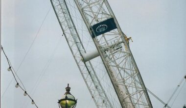 London Eye during assembly