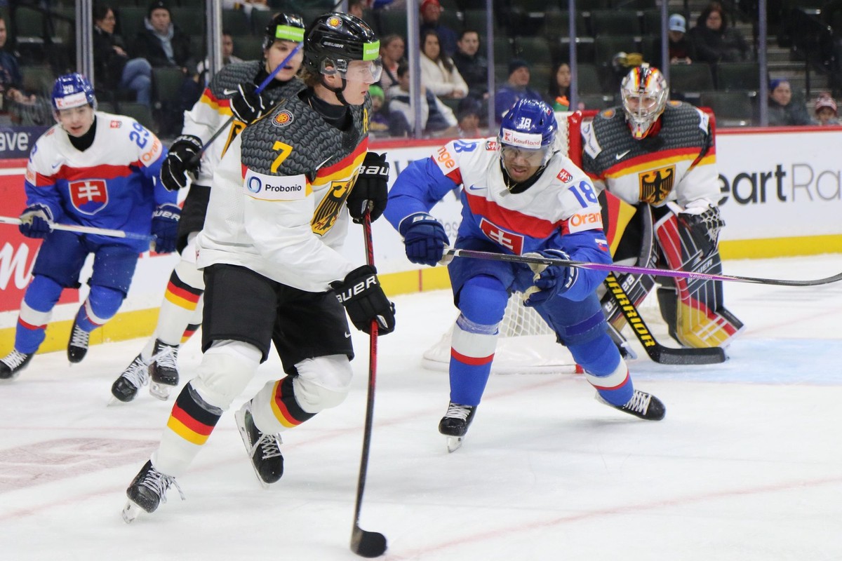 MS v hokeji U20 2026: Góly zo zápasu Slovensko - Nemecko