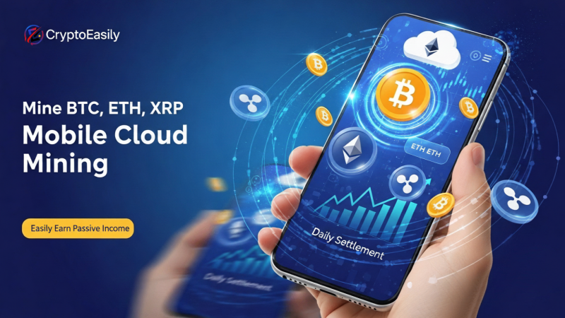 CryptoEasily launches free Bitcoin (BTC), Dogecoin (DOGE), and Litecoin (LTC) mining services.