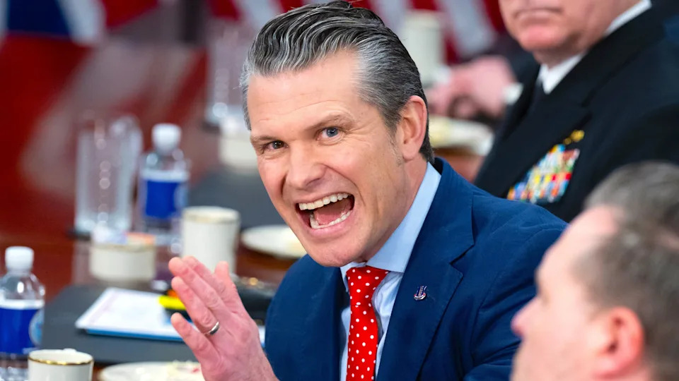 Hegseth has racked up controversies and embarrassments in one year as Secretary of Defense. / Saul Loeb/AFP via Getty Images