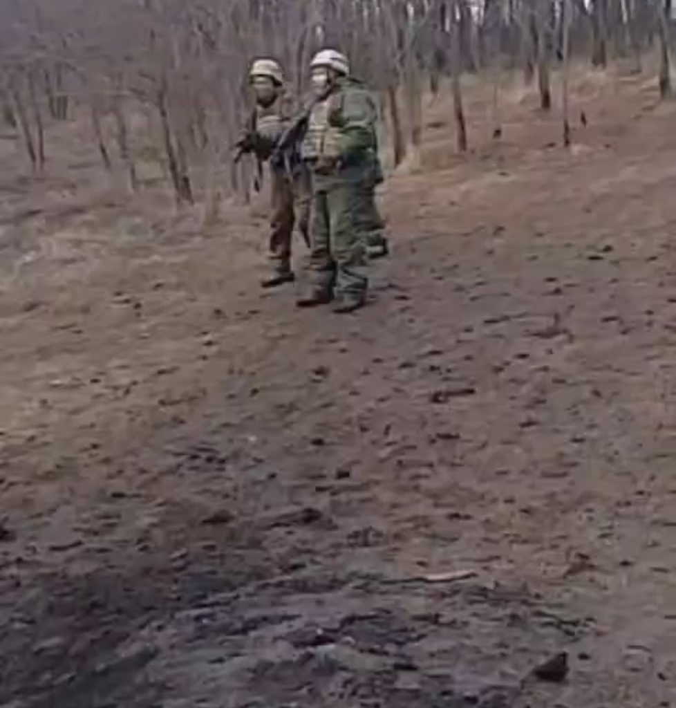 The trench-assault training of russian "special forces"