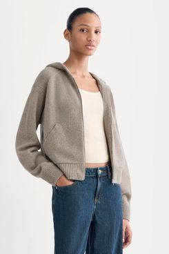 Everlane Full-Zip Hoodie in Wool Cashmere