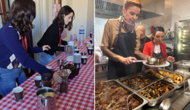 Caritas, Soup Kitchen OFM volunteers serve Christmas lunch to hundreds