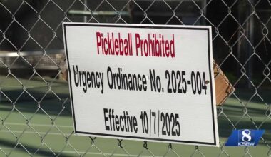 Wealthy California town makes playing pickleball a crime