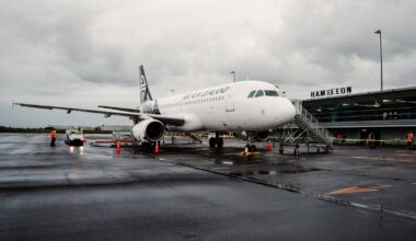 Air New Zealand Airbus A320 Economy Class From Hamilton To Christchurch