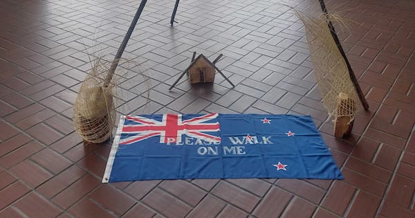 Controversial flag exhibit stolen from Hastings art gallery