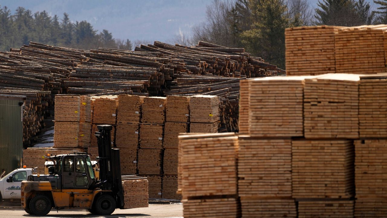 Lumber companies hurt by tariff war lobby for federal aid