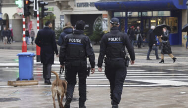 Dans le cadre des marchés de Noël, les policiers effectuent de nombreuses patrouilles dans la capitale.