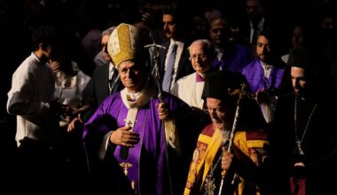 First American pope hits the road