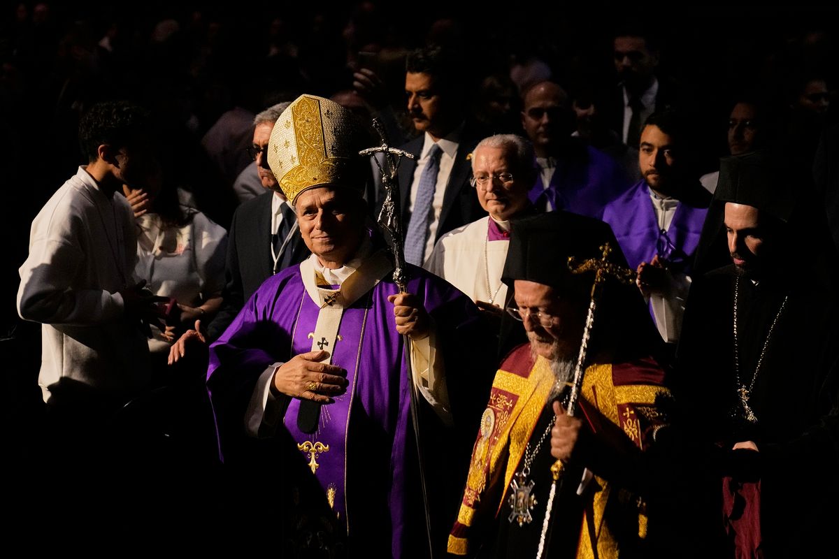 First American pope hits the road