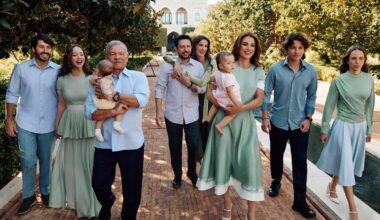 Jordanian royal family releases color coordinated greeting card for the upcoming new year