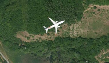 Na mapách.cz jsem našel letadlo