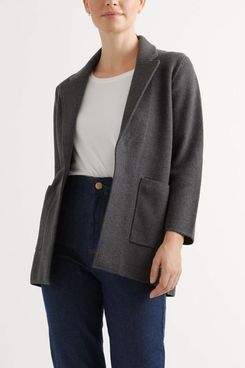 Quince Cotton Knit Blazer