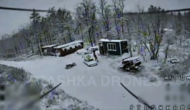 Ukrainian Drones striking Russian logistics and equipment 50km behind the frontline with Fiber optic FPVs