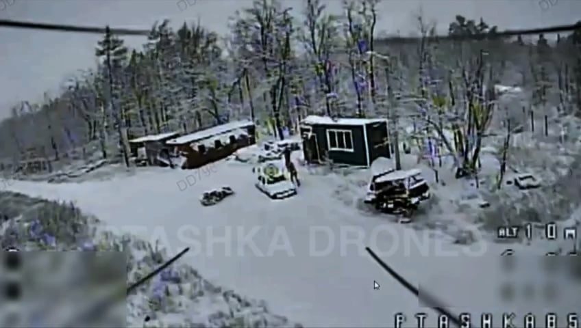 Ukrainian Drones striking Russian logistics and equipment 50km behind the frontline with Fiber optic FPVs