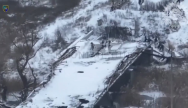 Russian infantry position under a bridge struck by Ukrainian Air Force with GBU-62 bombs. Operation Task Force South. Southern direction. Published 29.12.2025