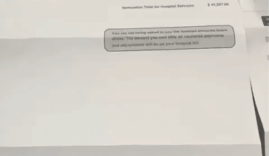 Mas de US$40.000 por haber ido a urgencias por tener la presión alta.