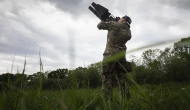 With a slingshot? Lithuania tested various methods to combat meteorological balloons, but they do not work