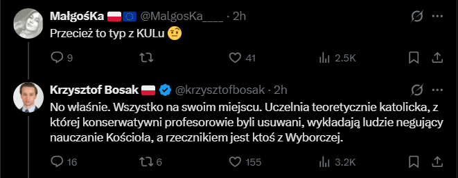 Krzysztof Bosak na tropie powiązań studenta KULu zatrzymanego przez ABW