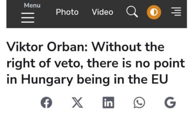 Viktor Orban appears to be threatening us with a good time