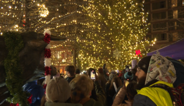 Durham holds tree lighting after ICE protests postponed holiday tradition weeks earlier :: WRAL.com