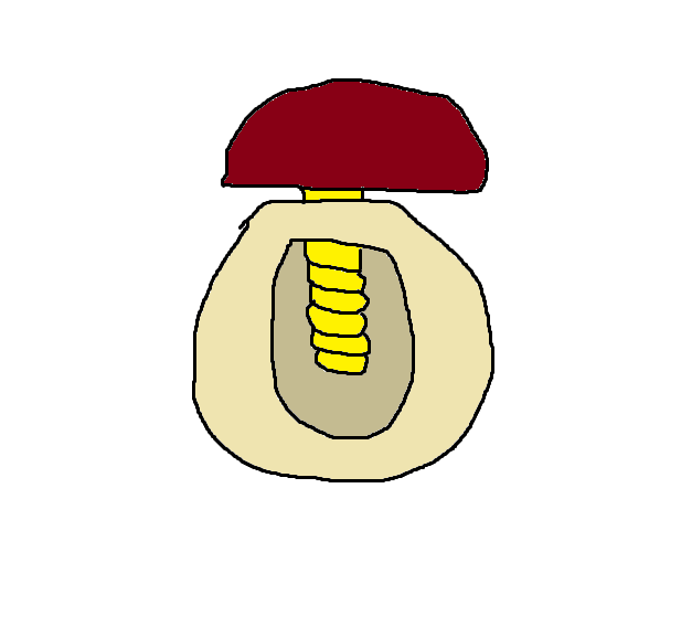 Atvainojos far savām Paint prasmēm, bet kas šitas tāds ir? Cilvēki tirgū pirka šos kā kaut kādu pašsaprotamu lietu... Izgatavots no koka, un sauca to par sēnīti laikam.