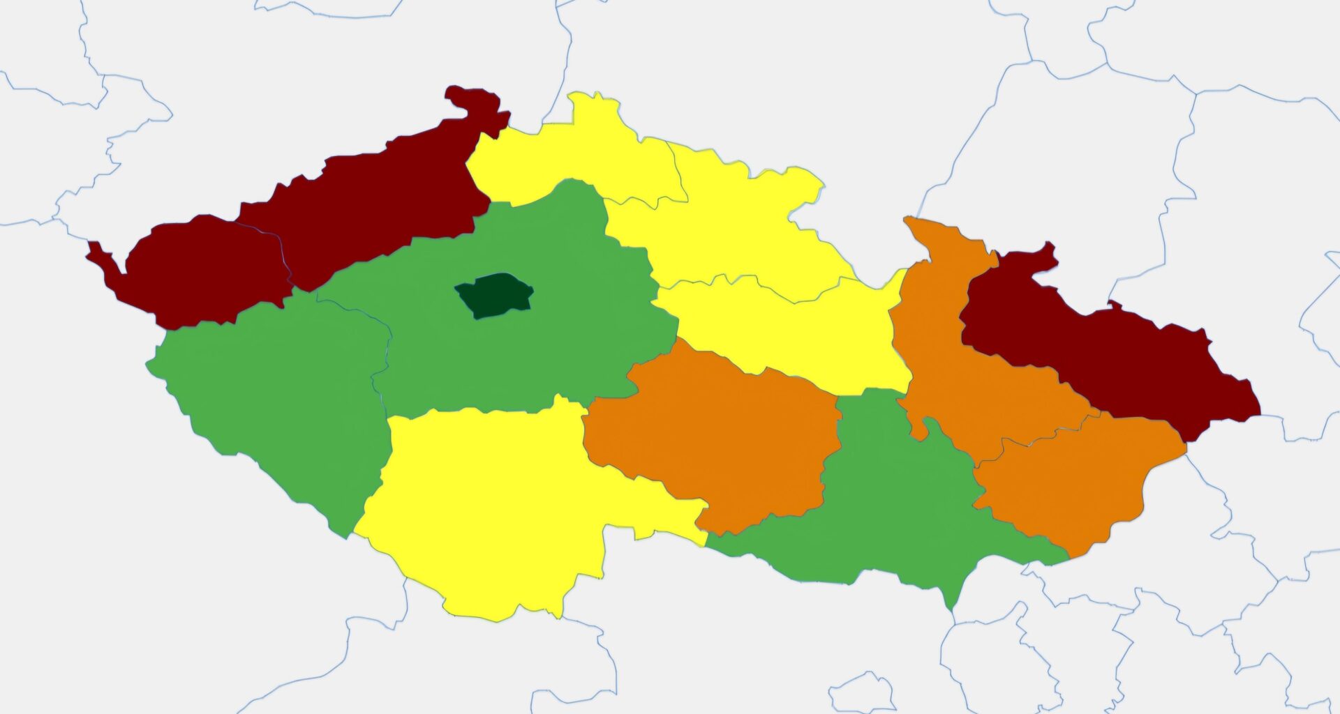POV: každá mapa ČR