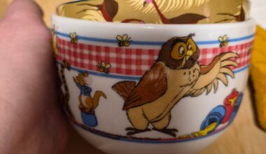 Iemand die deze mug heeft. Die van mij ligt aan diggelen