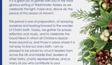 An Advent message from Charles