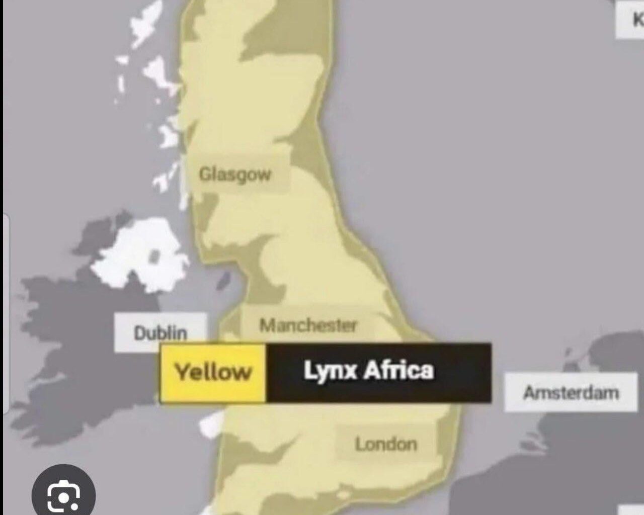A yellow warning is now in place.