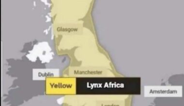 A yellow warning is now in place.
