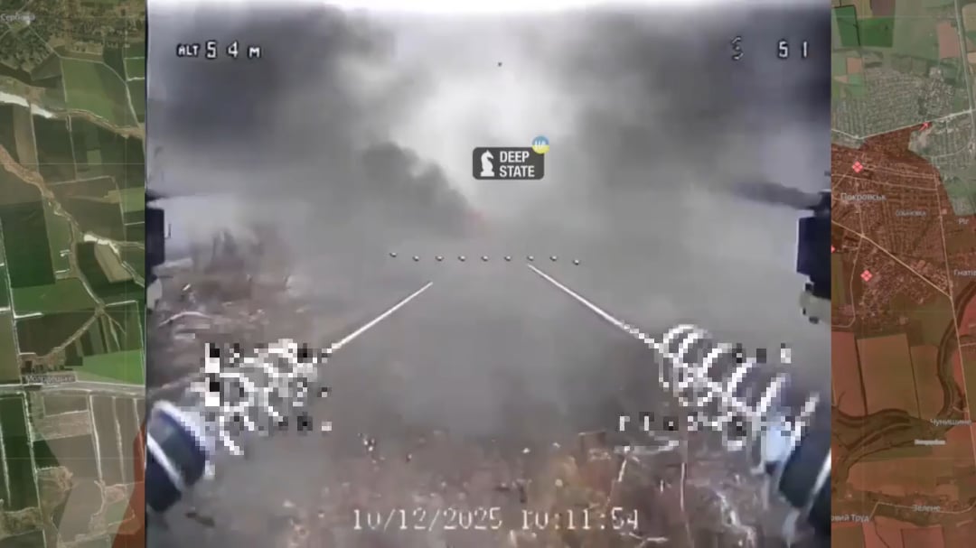 russians today tried motorized assault on the main highway in Pokrovsk here are the results