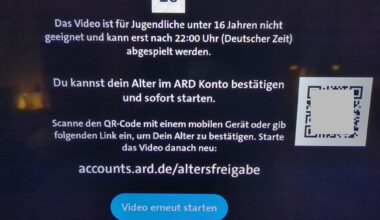 Age verificaton on ARD Mediathek