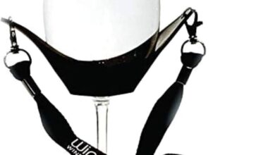 Buy wine glass handsfree holder