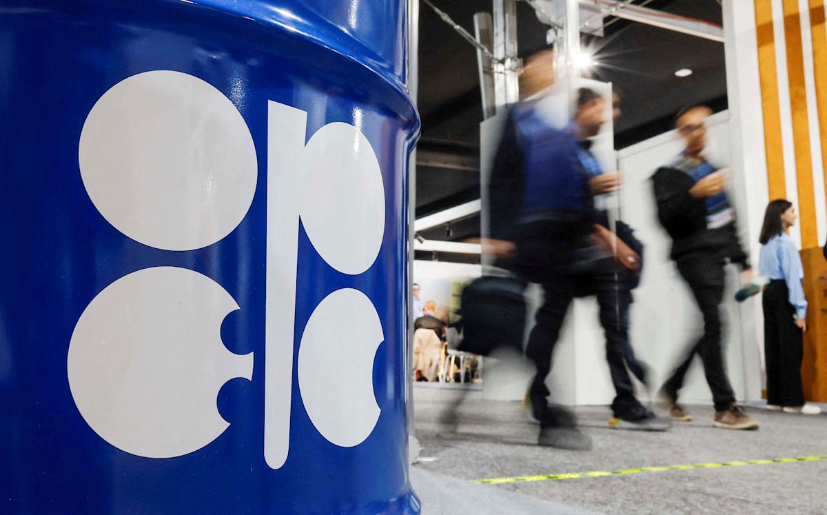 Oil price leaps after Opec+keeps output unchanged and Ukraine attacks