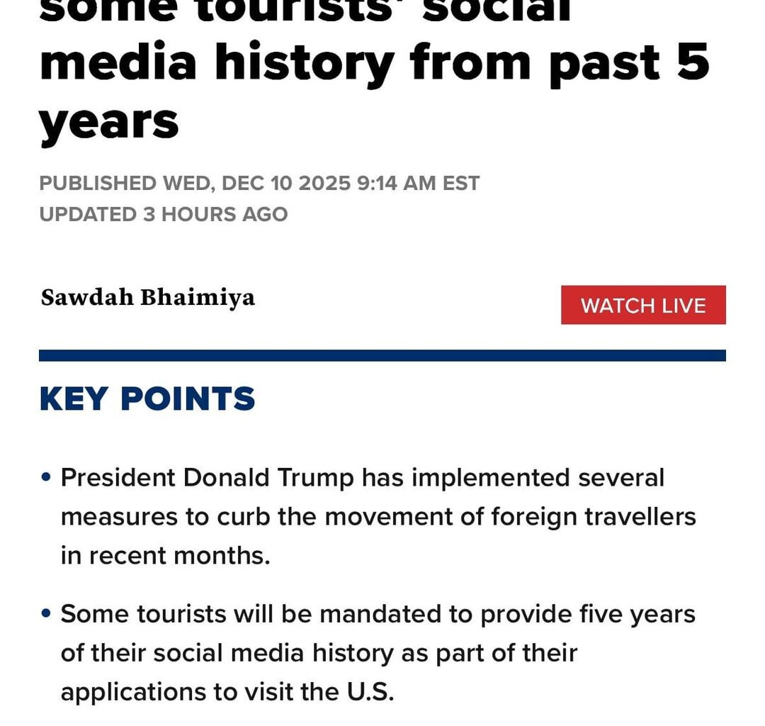 Así que ninguno de ustedes va a entrar al país en un futuro próximo (estar en contra del genocidio es visto como antisemita para ellos).