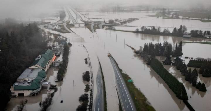 Frustration over flooding closing Highway 1 in Abbotsford, with no federal funding in sight - BC