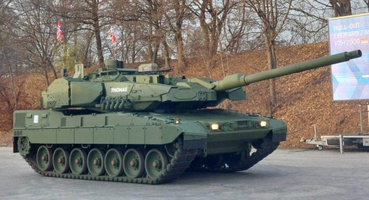 First Leopard 2A8NOR tank for Norway / Photo credit: Hartpunkt