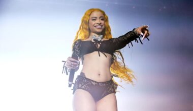 Ice Spice Sparks Outrage After Wearing Thong and Lace at Kids 'SpongeBob' Premiere