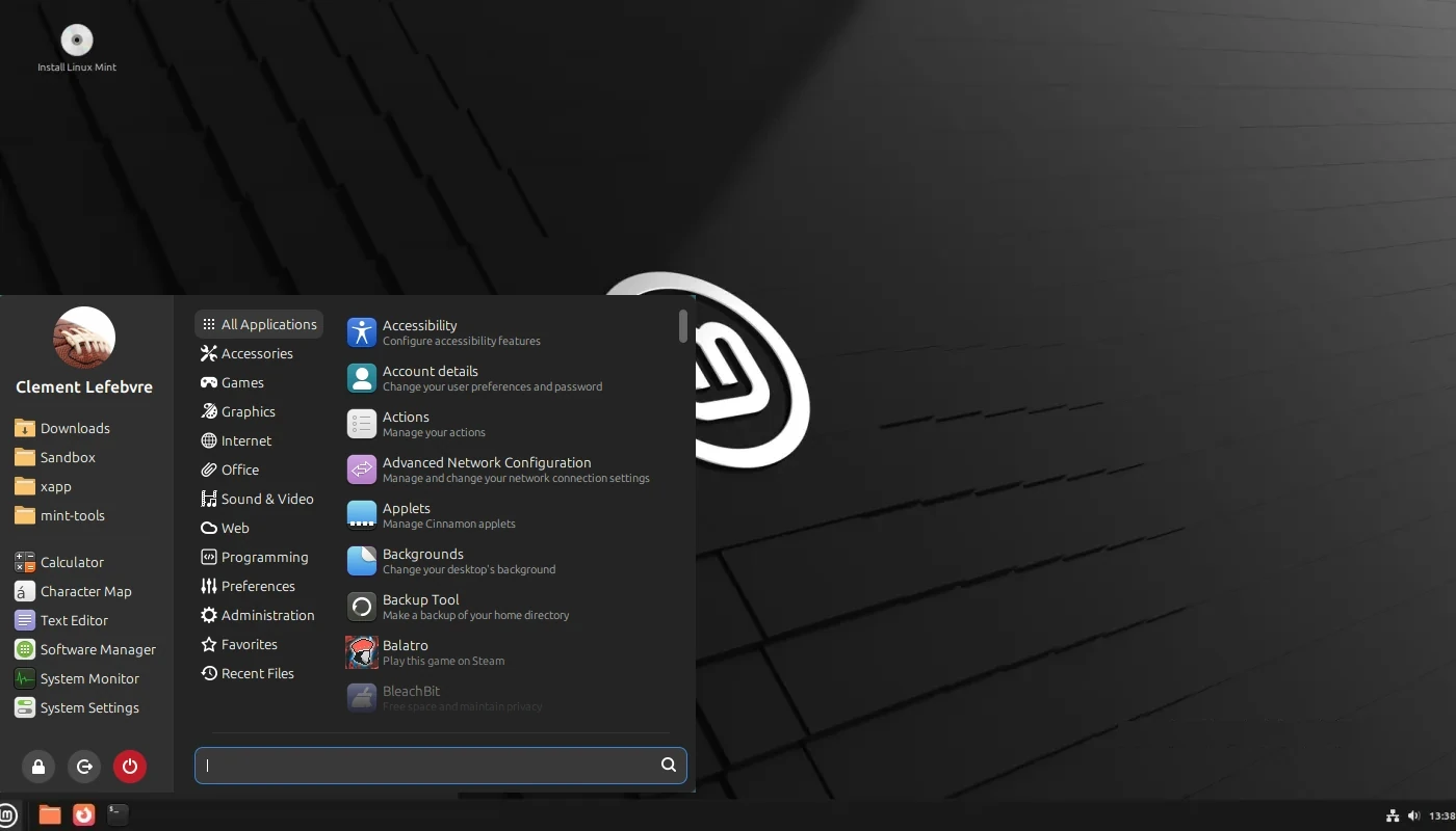 Cinnamon 6.6 Desktop Environment Released with Redesigned Application Menu