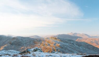 Shots from an icy hike up Cruach Ardrain yesterday!