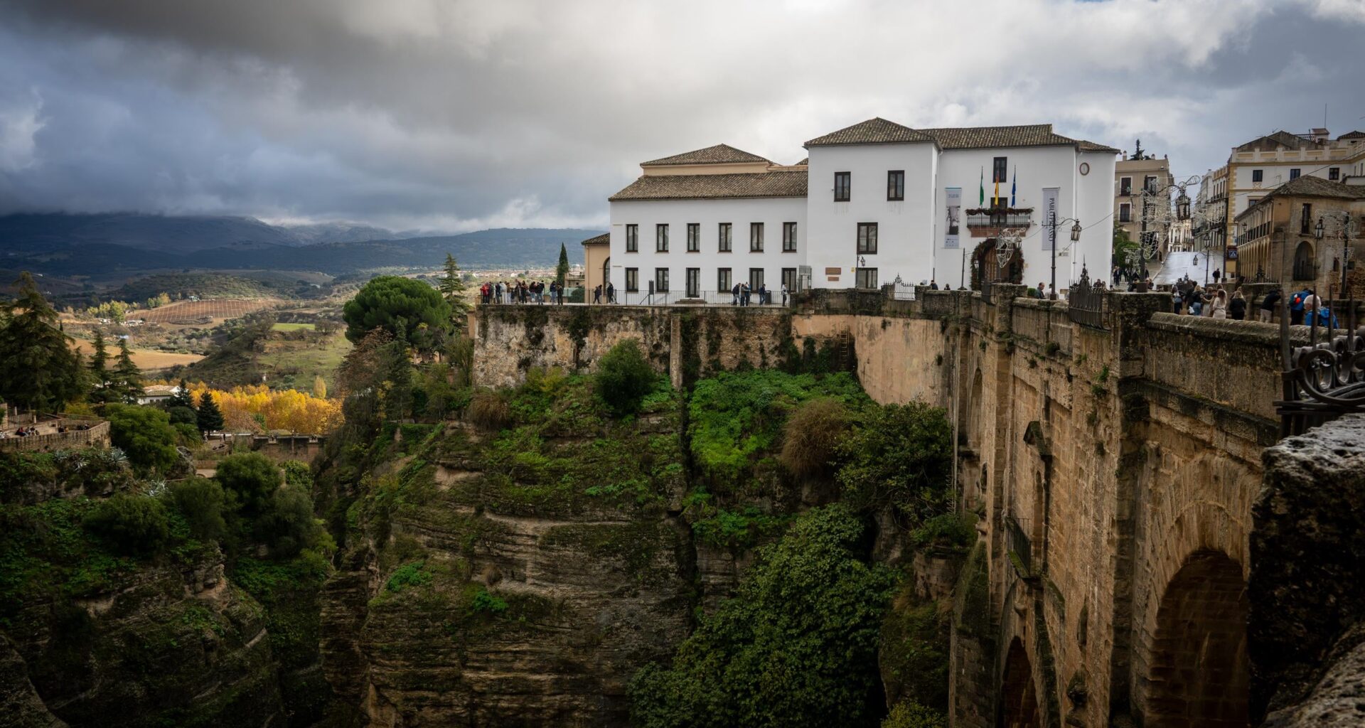 Un día nublado en Ronda.