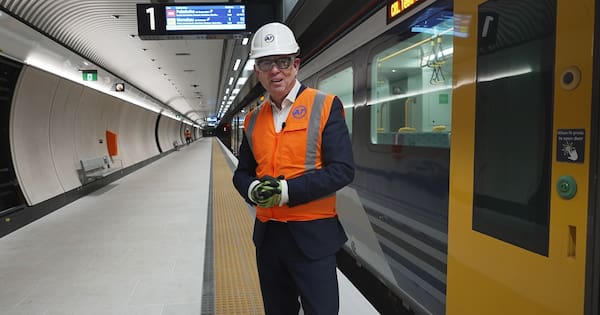 John Campbell rides the new City Rail Link