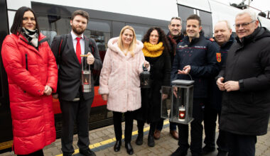 Friedenslicht kam durch die ÖBB im Burgenland an