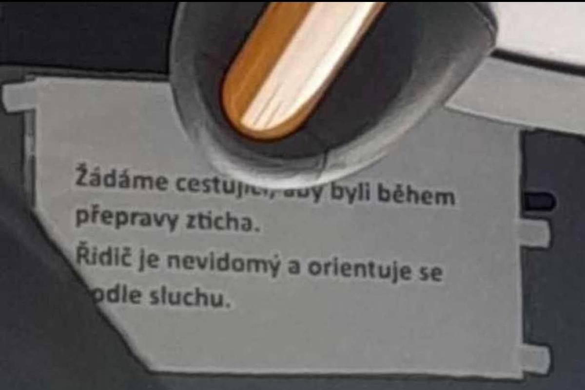názor na nevidomé řidiče, nebo lidi za volantem se sluchátky v uších?