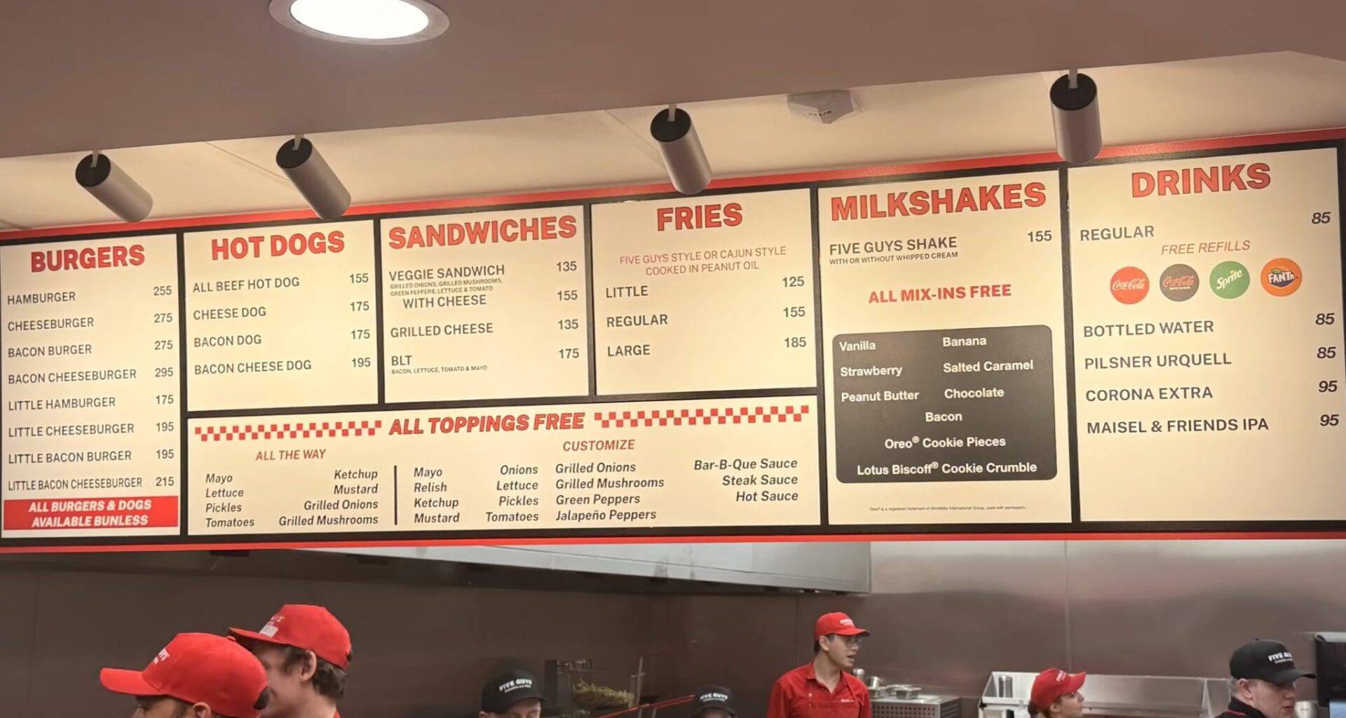 Co si myslíte o tom že FiveGuys má menu jen v angličtině? Moc se mi to nelíbí a to nejsem žádnej vlastenec