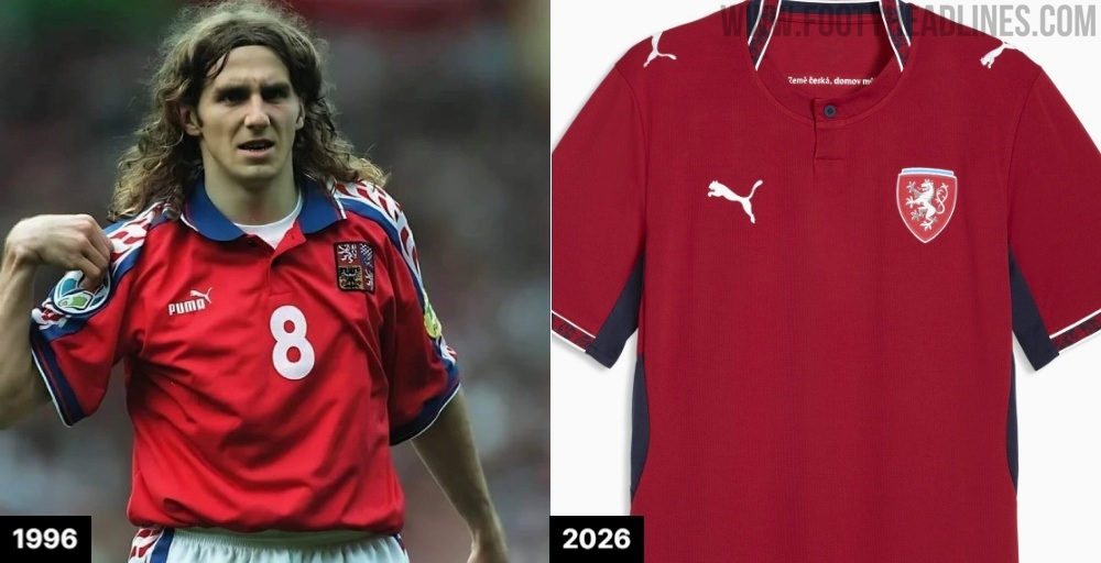 Czech Republic 2026 Home Kit Leaked - Tribute to Iconic 1996 Home Kit