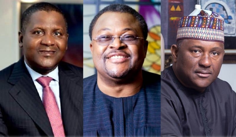 Aliko Dangote, Mike Adenuga, AbdulSamad Rabiu