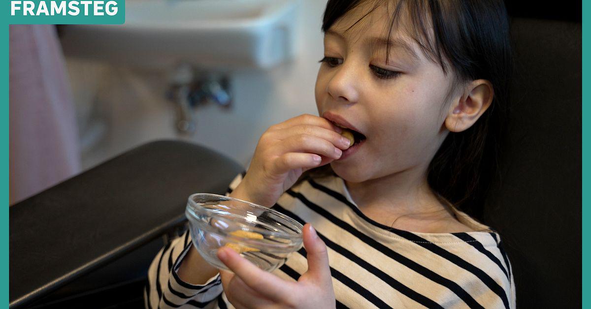 Isobel, 6, var allergisk mot jordnötter – blev botad [Nu är nästa fas inledd – att bota alla matallergier.]